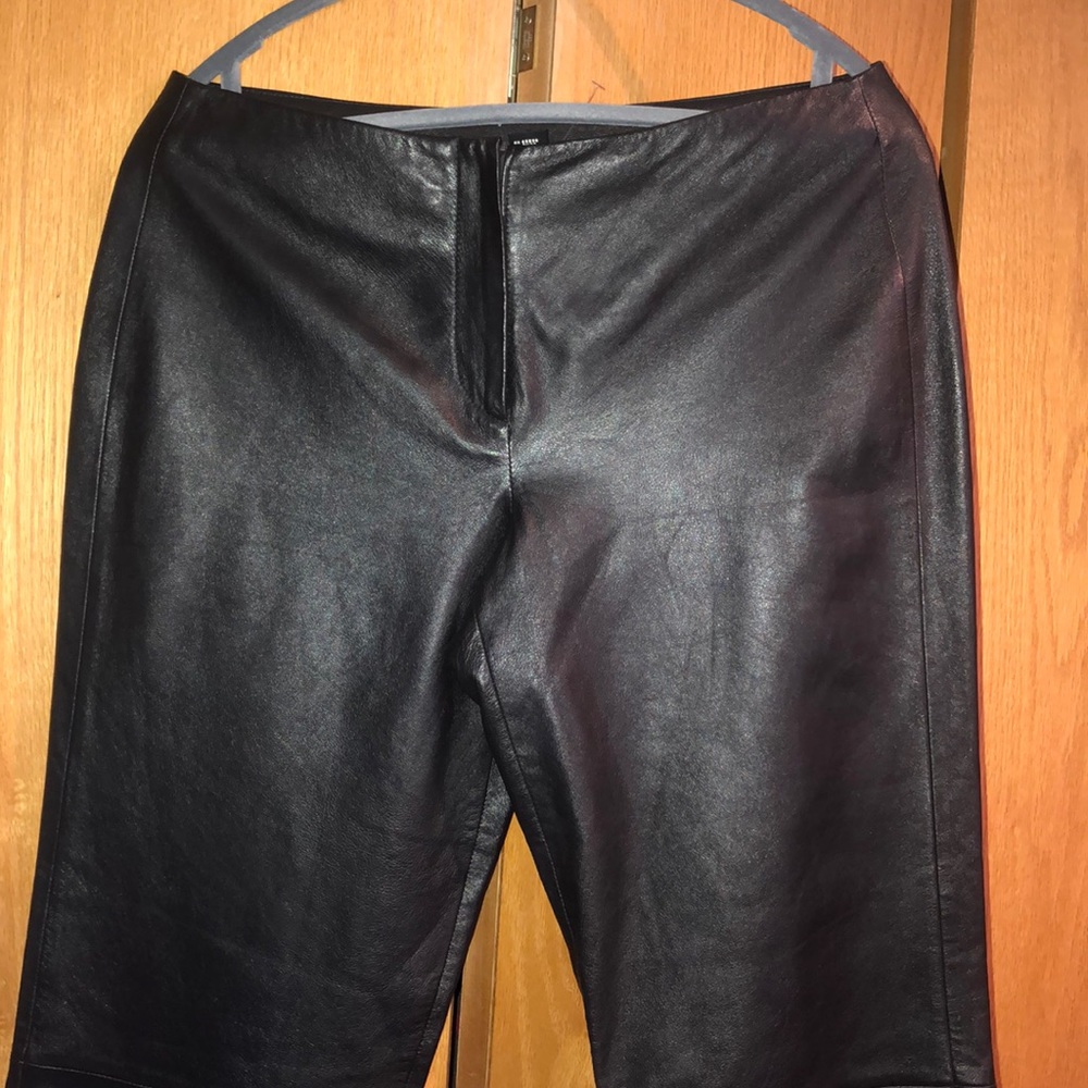 DKNY 100% leather pants w/ tags